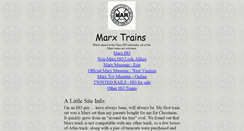 Desktop Screenshot of marx-trains.com