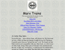 Tablet Screenshot of marx-trains.com